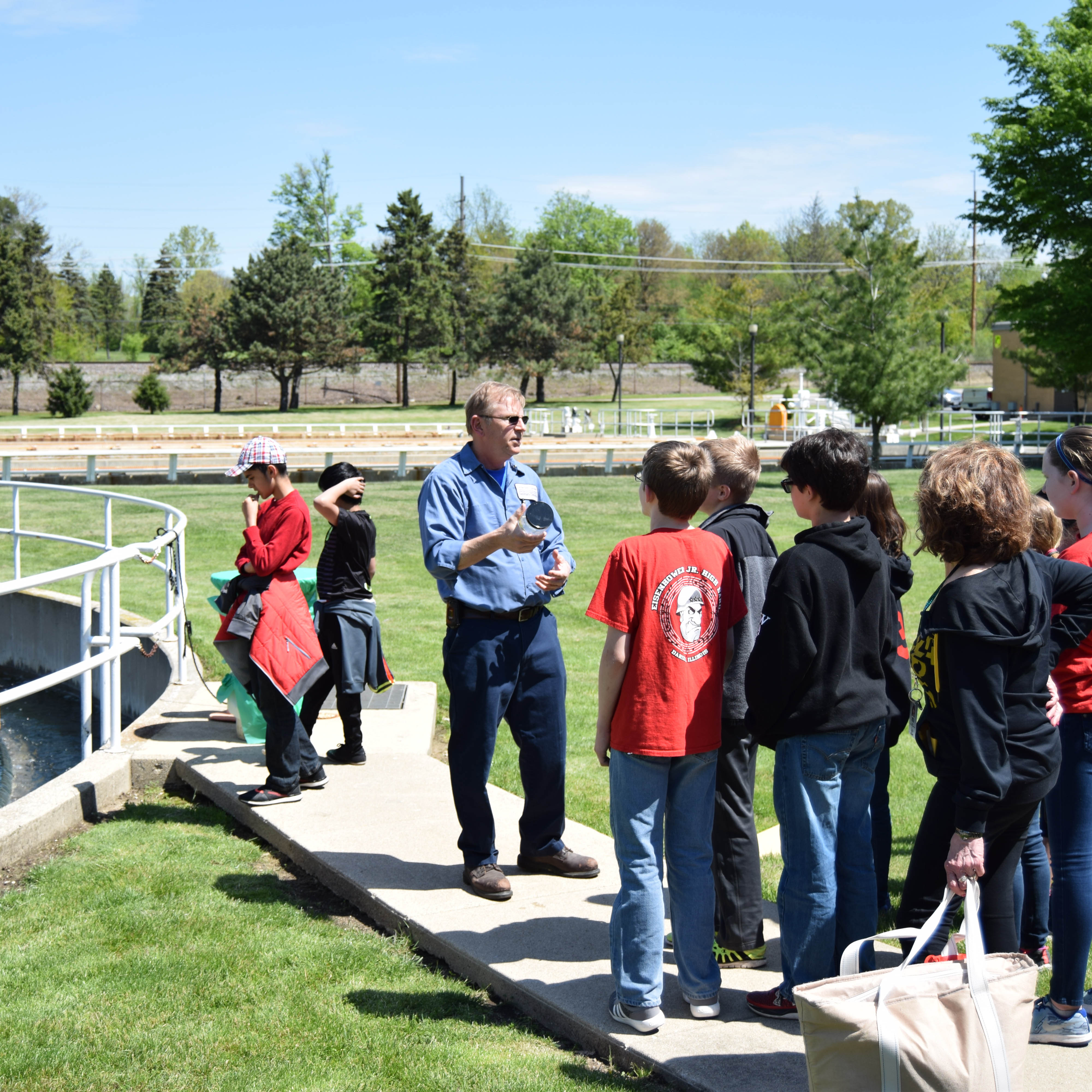 Eisenhower Junior High School Tours Treatment Plant Downers Grove