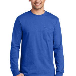 Port & Company Tall Essentials Pocket Long Sleeve