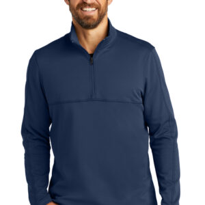 Port & Company 1/4 zip long sleeve shirt